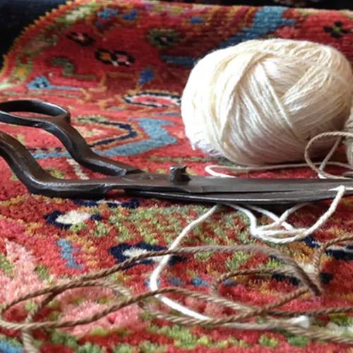 Restauration tapis ancien