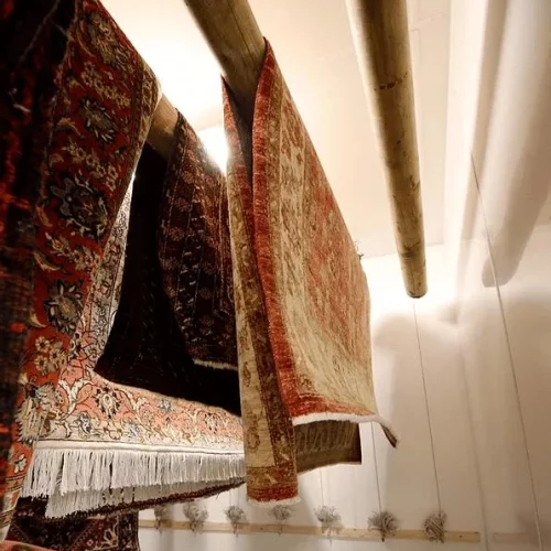 Sèchage tapis ancien après nettoyage